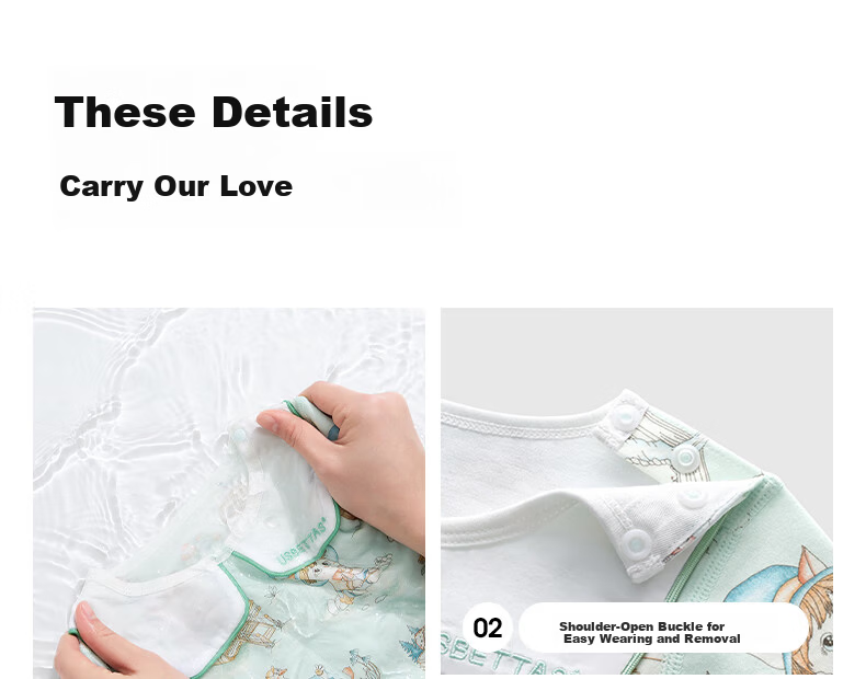 Betis Children's Pajamas Spring and Autumn Stylish New Boys Girls One-piece Baby Pure Cotton Homewear Set 23