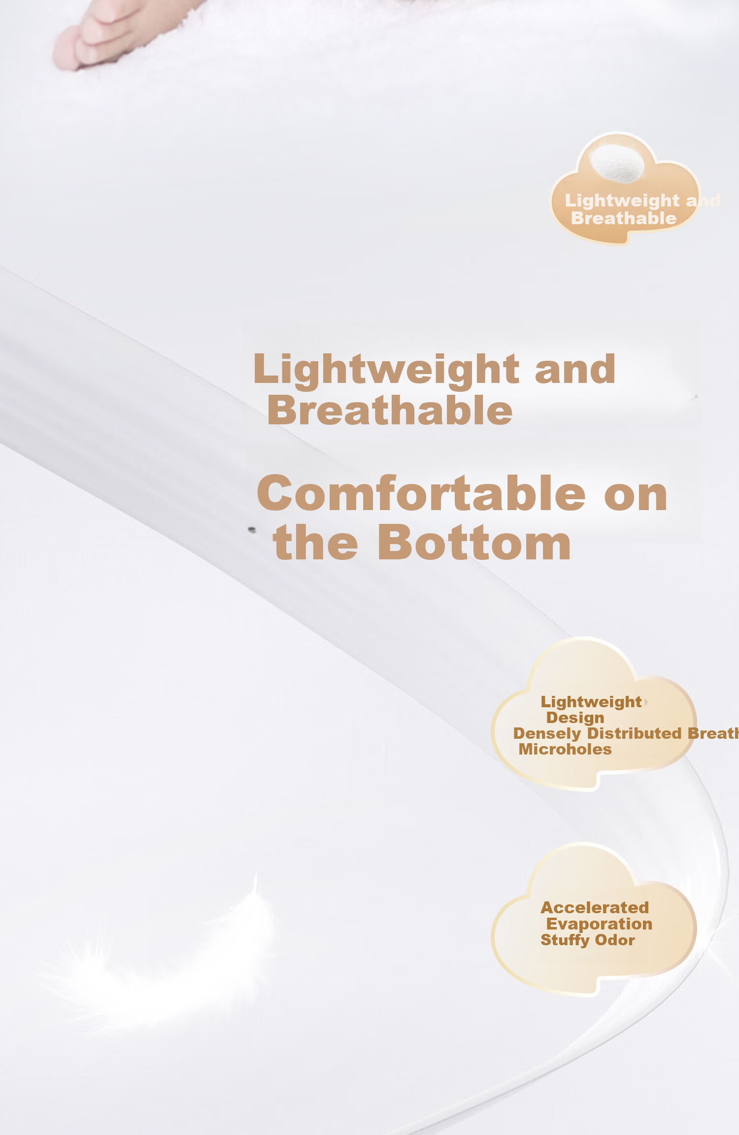 Yiying Silk Pull-Up Pants XXL32 Ultra-Thin Breathable Baby Diapers Soft Breathable Training Pants 6