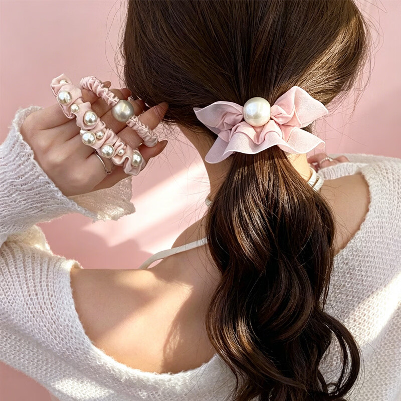 Beauty Note High Elastic Hair Tie for Women, Hair Band, No Hair Damage, Rubber Band, Student Hair Accessory for High Ponytail and Bun