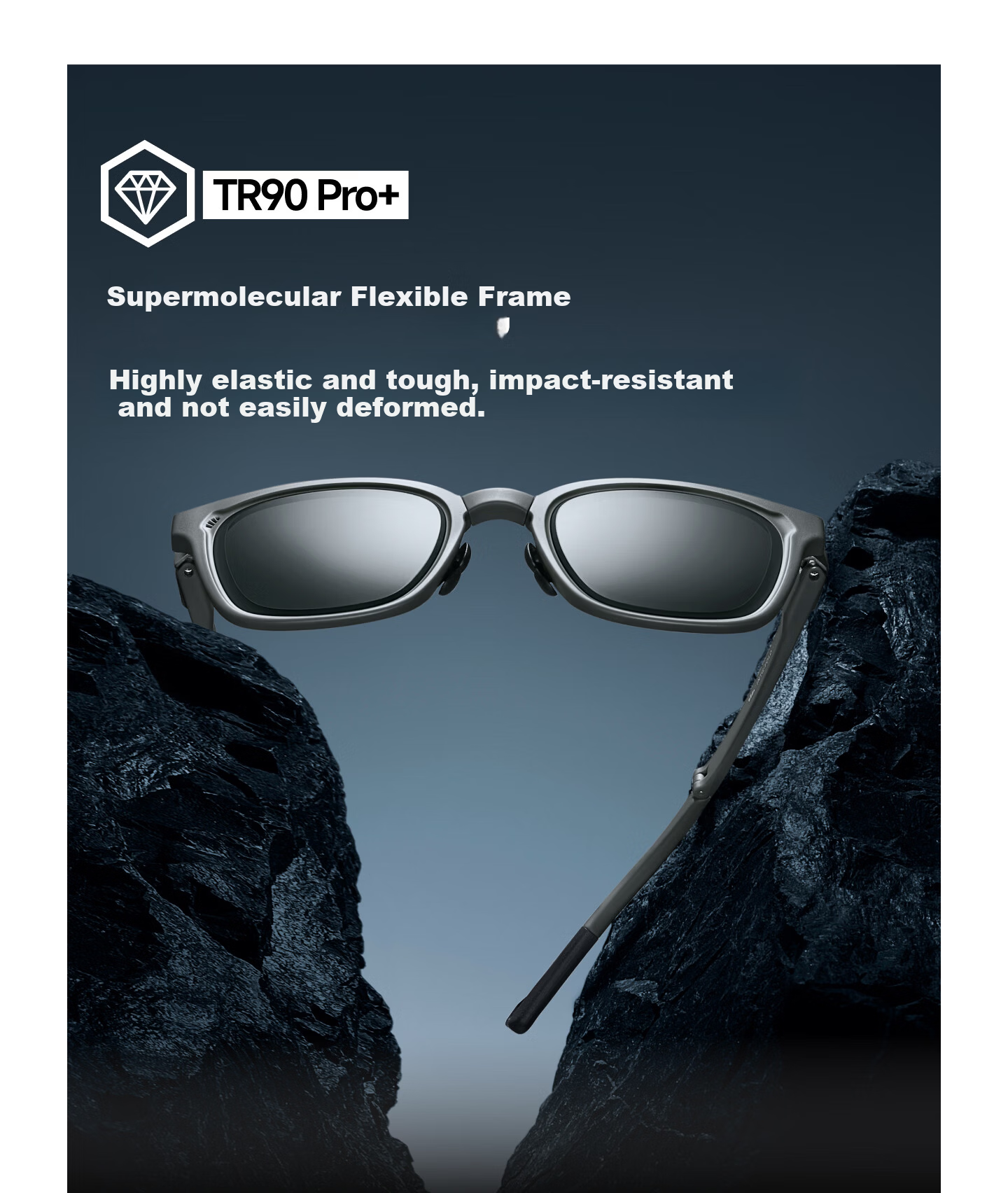 Banana Under Sunglasses Unisex Polarized Driving Outdoor Sun Protection Wellington Frame FD002 10