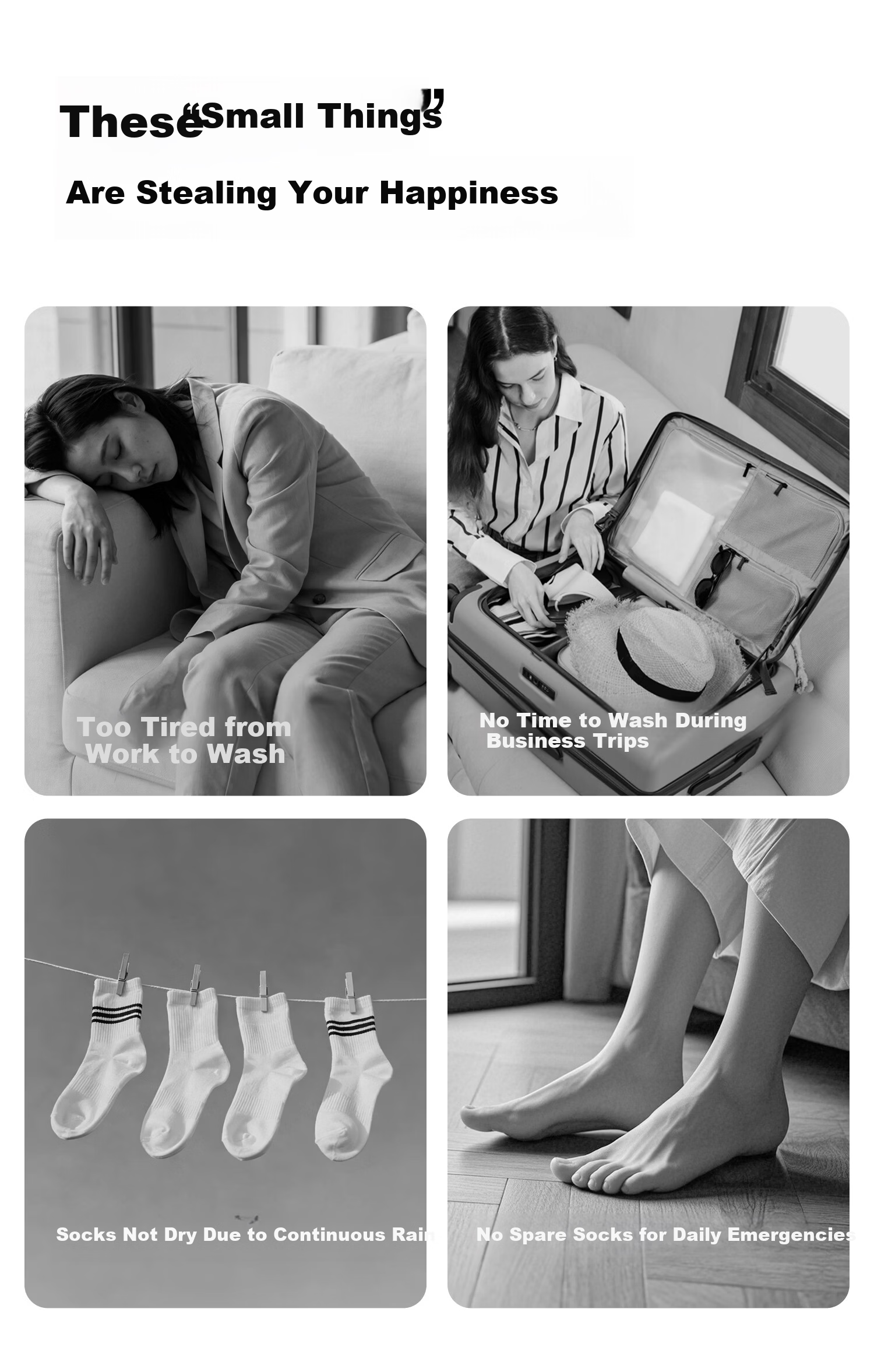 BADIGAO Disposable Socks Unisex Daily Use No-Wash Spring Summer Travel Military Training Mid-Calf Short Socks Odor Resistant 4
