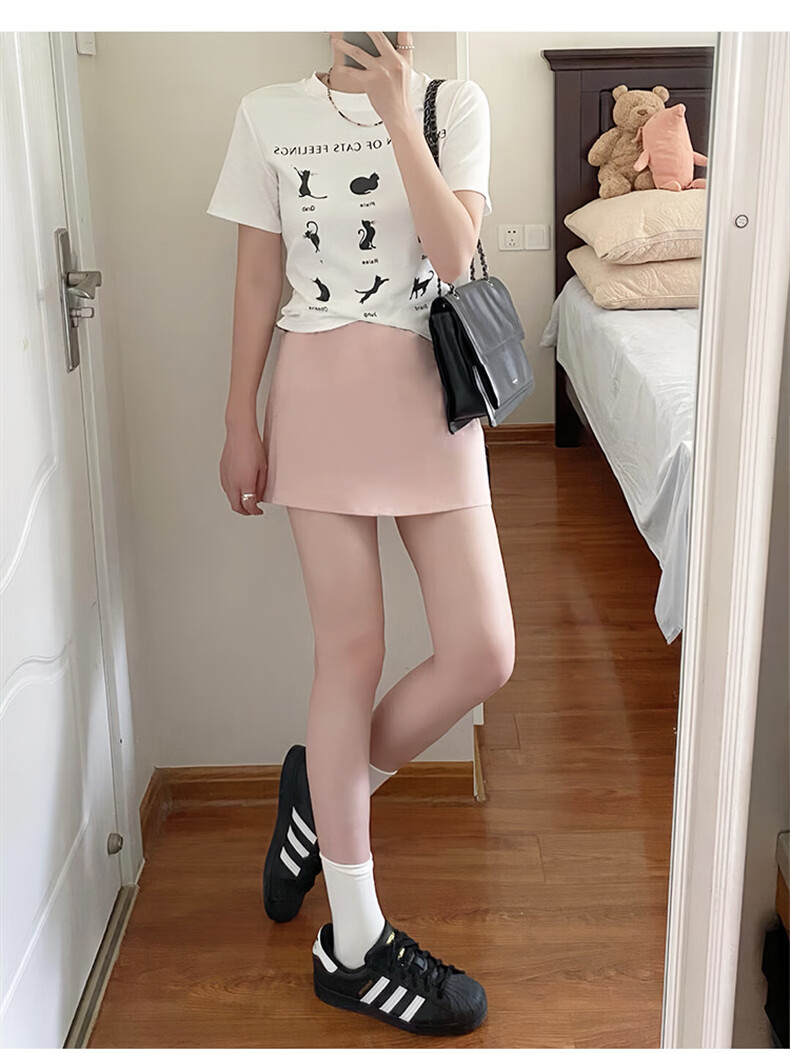 Langsha Women's Suit Pencil Skirt 2025 Autumn New High-Waist Slim Fit Office A-Line Mini Skirt 18