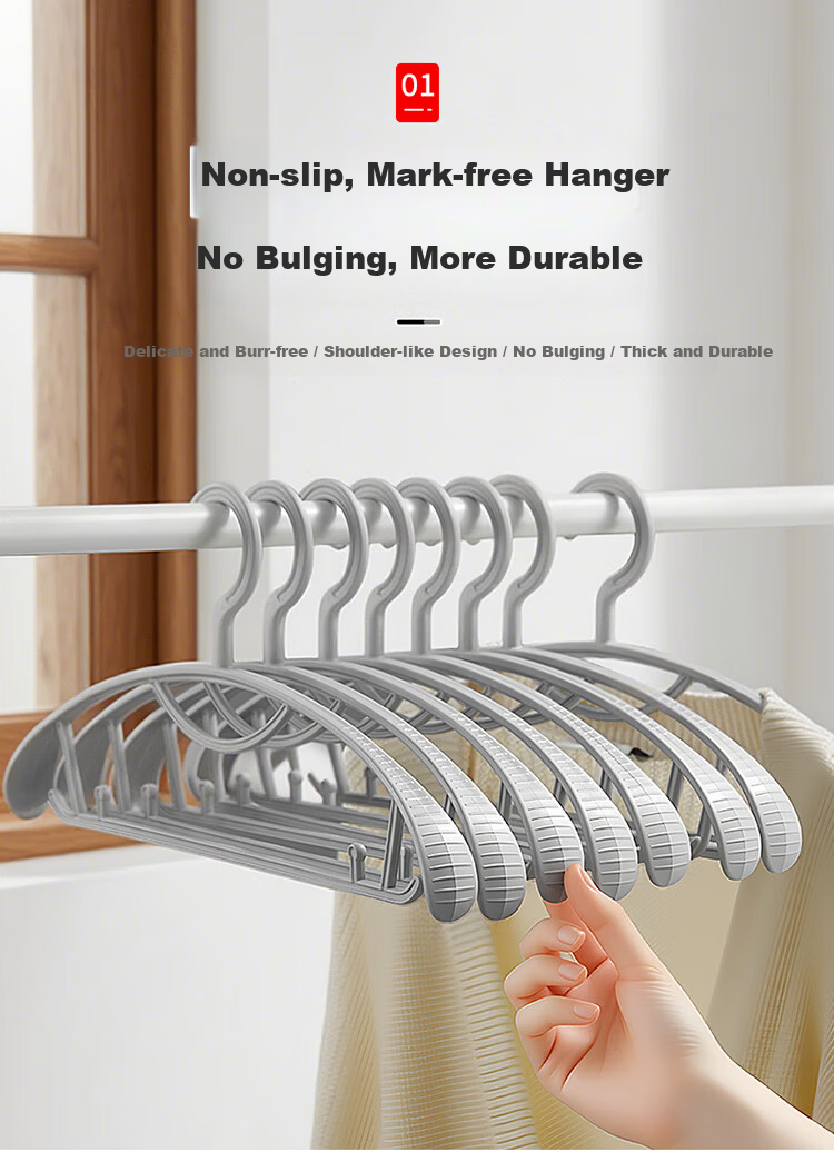 Ie no Monogatari Japanese Travel Clothes Hanger 5-Hole Drying Rack Hotel Indoor Clothes Drying Rack Portable Foldable Travel Hanger for Business Trips 3