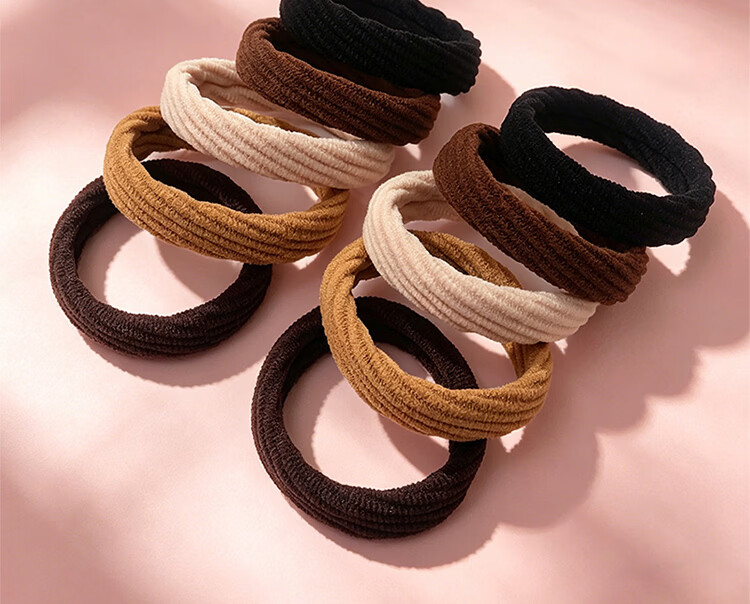 Beauty Note High Elastic Hair Tie for Women, Hair Band, No Hair Damage, Rubber Band, Student Hair Accessory for High Ponytail and Bun 5