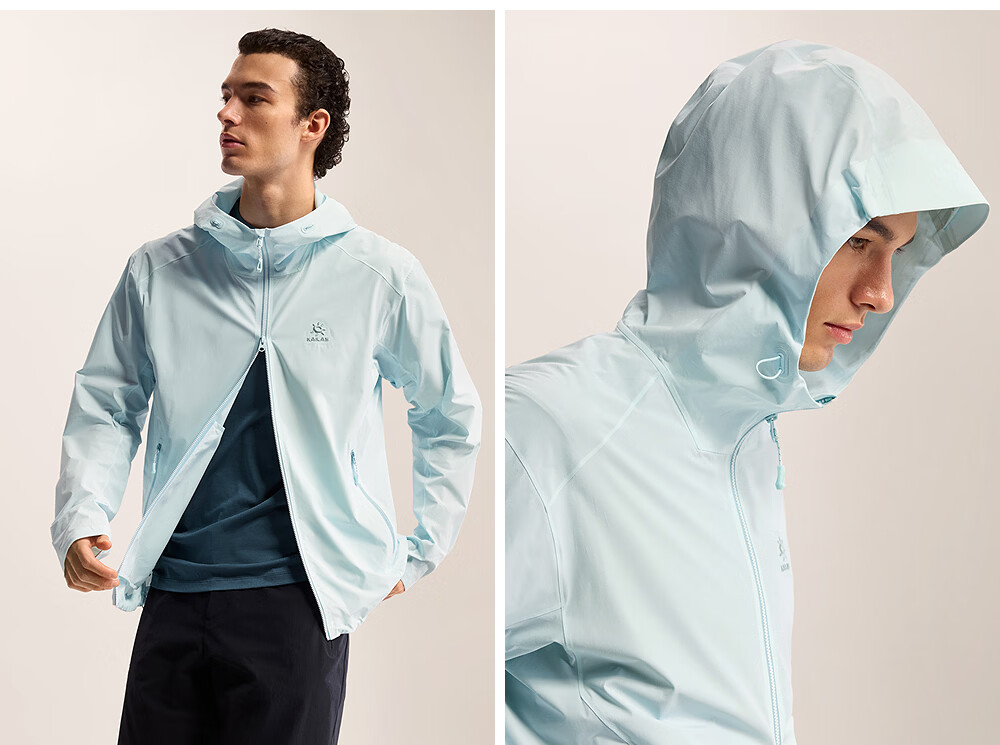 KAILAS M3-X Men's Softshell Jacket Outdoor Hiking Durable Stretch Breathable Lightweight Windproof Hooded Summer Coat 6