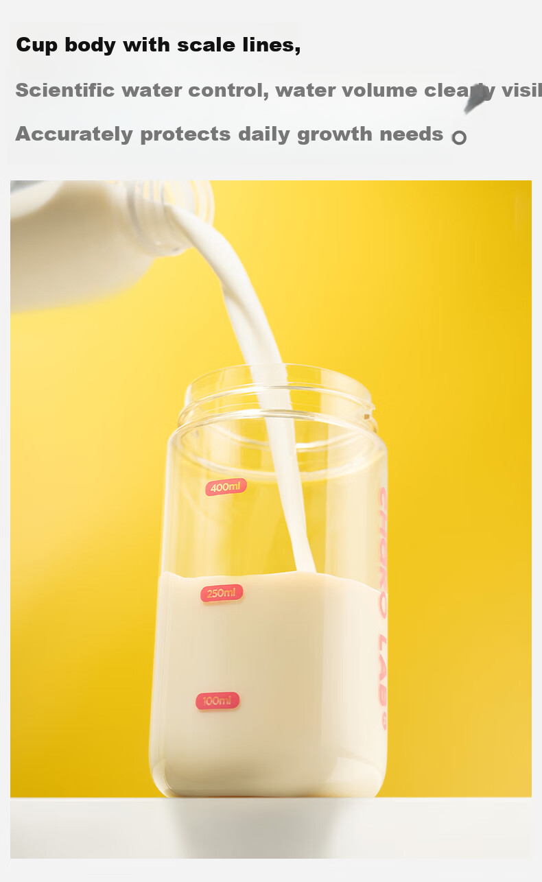 Chakolab Children's Straw Cup PPSU Water Bottle Food Grade School Dual Drink Lid Kada Cup Sea Salt Pink Lychee 550ml 15