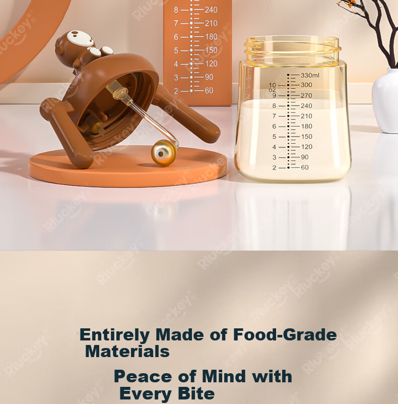 Leqi Children's Milk Cup PPSU Straw Cup Water Drinking Cup Measuring Cup V-Shaped Spray Gravity Ball Straw 13