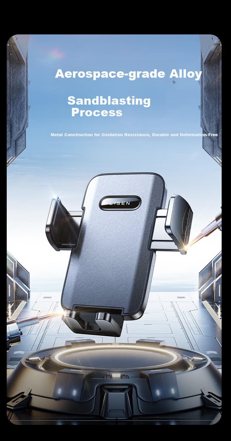 BIMLL Universal Car Phone Mount Suction Cup Holder for Navigation New Model Car Interior Support 13
