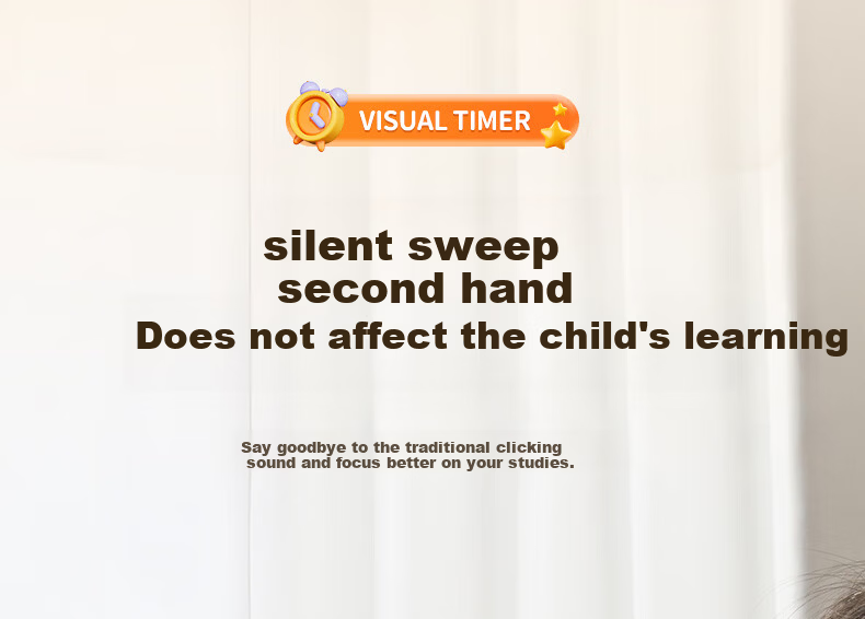Qite Timer Learning Discipline Tool Student Alarm Clock Visual Countdown Dual Screen Time Management Children's Timer Birthday Gift for Primary School Students 12