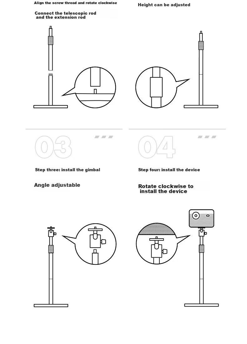CINE Floor-Standing Projector Mount Stand for Home Bedside Compatible with XGIMI RS10/H3S, JmGO N1, Dangbei X5, Xiaomi, Big Orange, Xiaoming Projector Lift Stand PB16 9