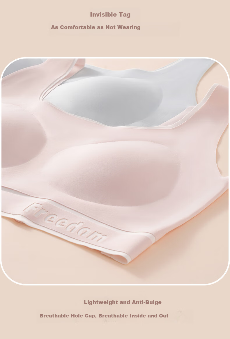 Ailier & ouluola 2026 New Girls' Underwear, Puberty Bra for Middle And High School Students, Ages 12-16, Second And Third Stage, Sports Gray, Size L 19