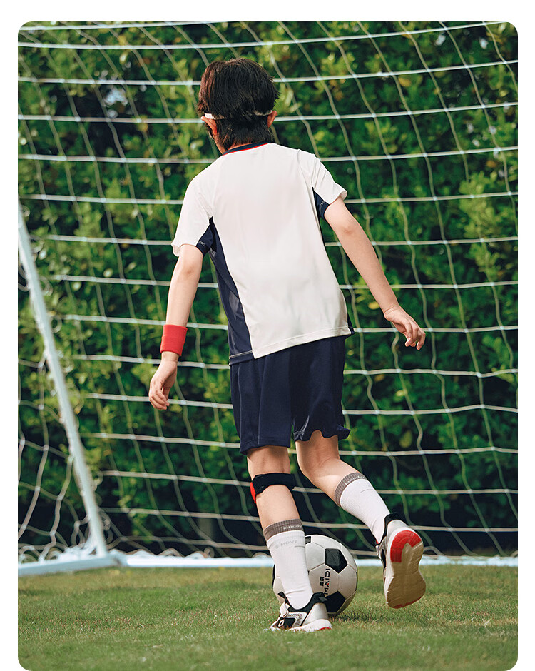 Balabala Kids Short Sleeve Set Boys Girls Baby 2-Piece Summer 2026 Football Jersey and Shorts Moisture-Wicking Quick-Dry 15