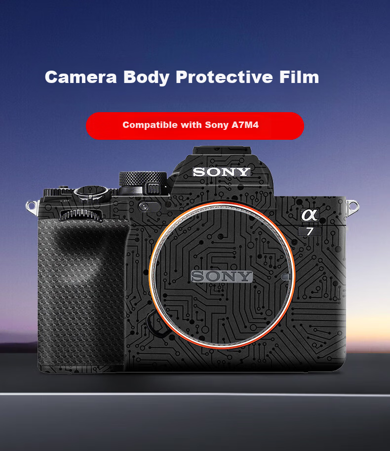 JJC [Imported 3M Material] Protective Film for Sony A7M4 Camera Body Sticker Skin Accessory 1