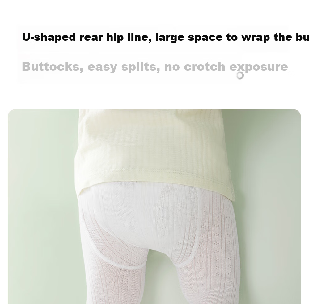 Betis Girls' Summer Pantyhose Baby Leggings Infant Thin Mesh Footed Tights Children's Socks 13