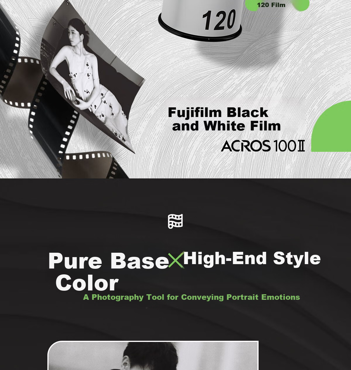 FUJIFILM ACROS 100 II 35mm Black and White Negative Film 100 ISO Black and White Film 2