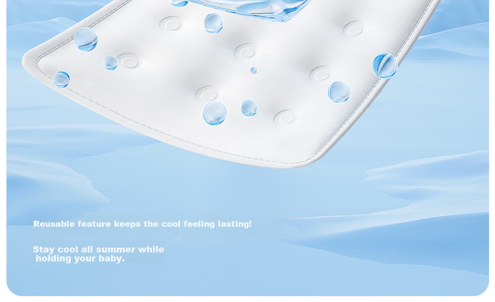 Beitais Baby Arm Cooling Mat Arm Pad Summer Baby Nursing Ice Bead Sleeve Bear 29*14cm 19