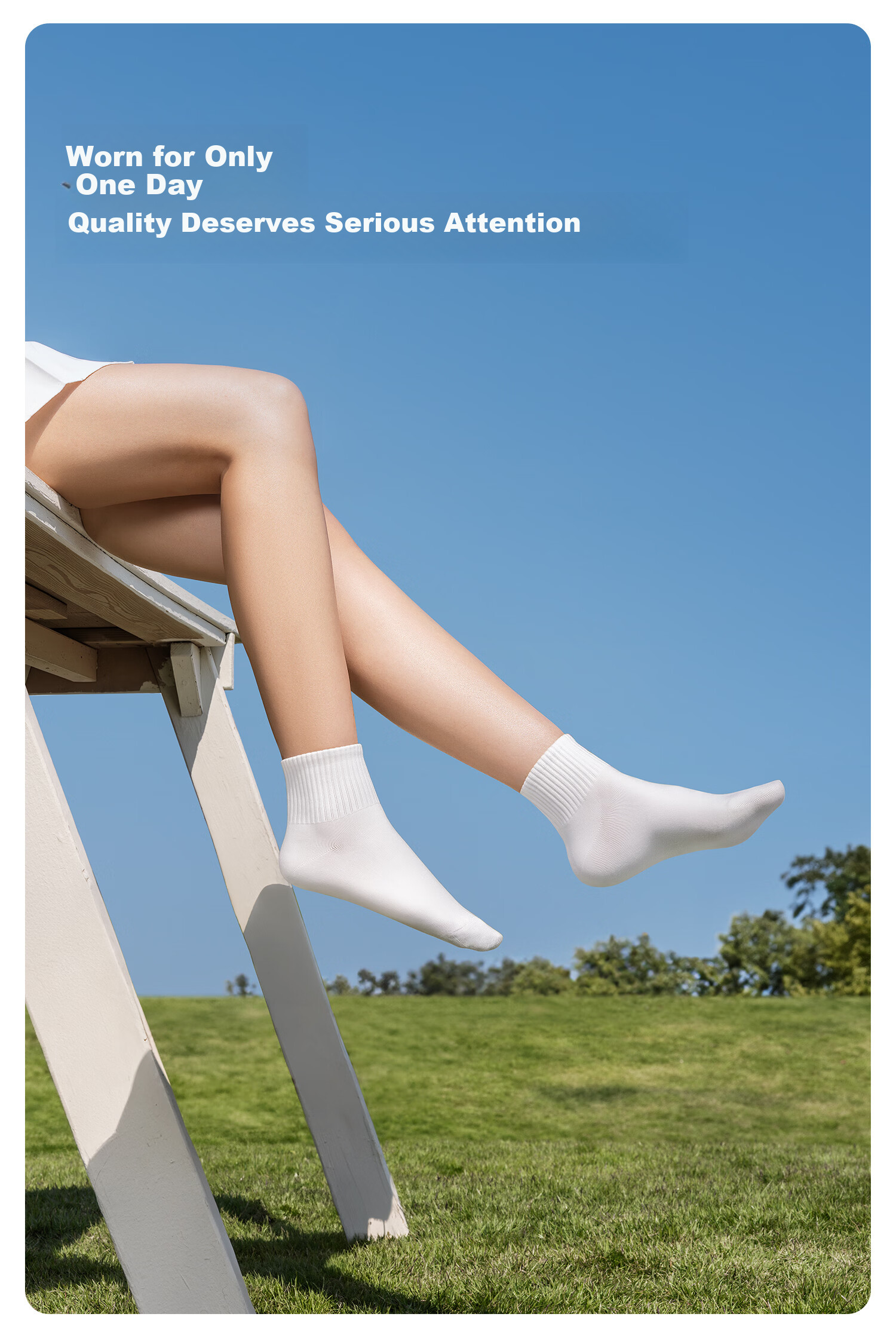 BADIGAO Disposable Socks Unisex Daily Use No-Wash Spring Summer Travel Military Training Mid-Calf Short Socks Odor Resistant 8