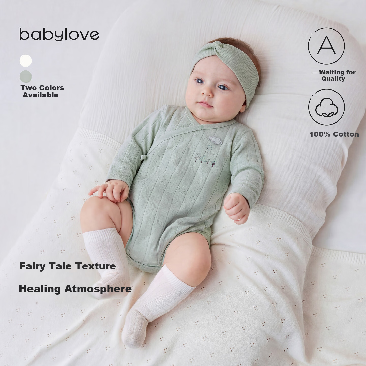 Babylove Newborn Long Sleeve Spring and Autumn Cotton Triangle Romper Baby Bodysuit Infant Jumpsuit