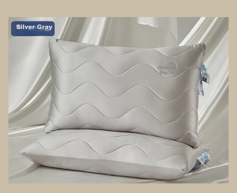 Hengyuanxiang Pillow Neck Support Deep Sleep Side Sleeping Cervical Pillow Low Pillow Approximately 6cm 31