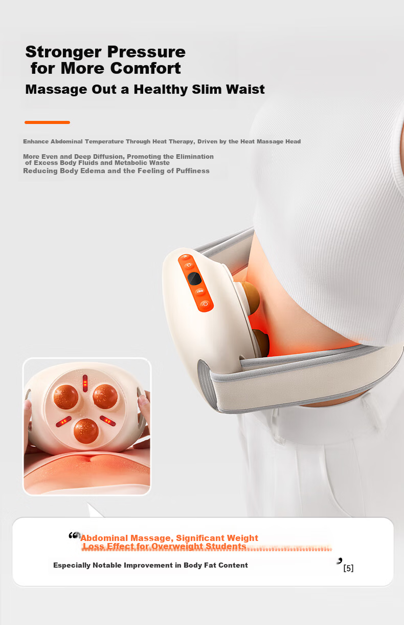 Kepufei Abdominal Massage Device Heated Belly Massager Constipation Relief Automatic Intestinal Peristalsis Promoter Warm Uterus Waist Belt Gift for Mom Girlfriend Mother's Day 18