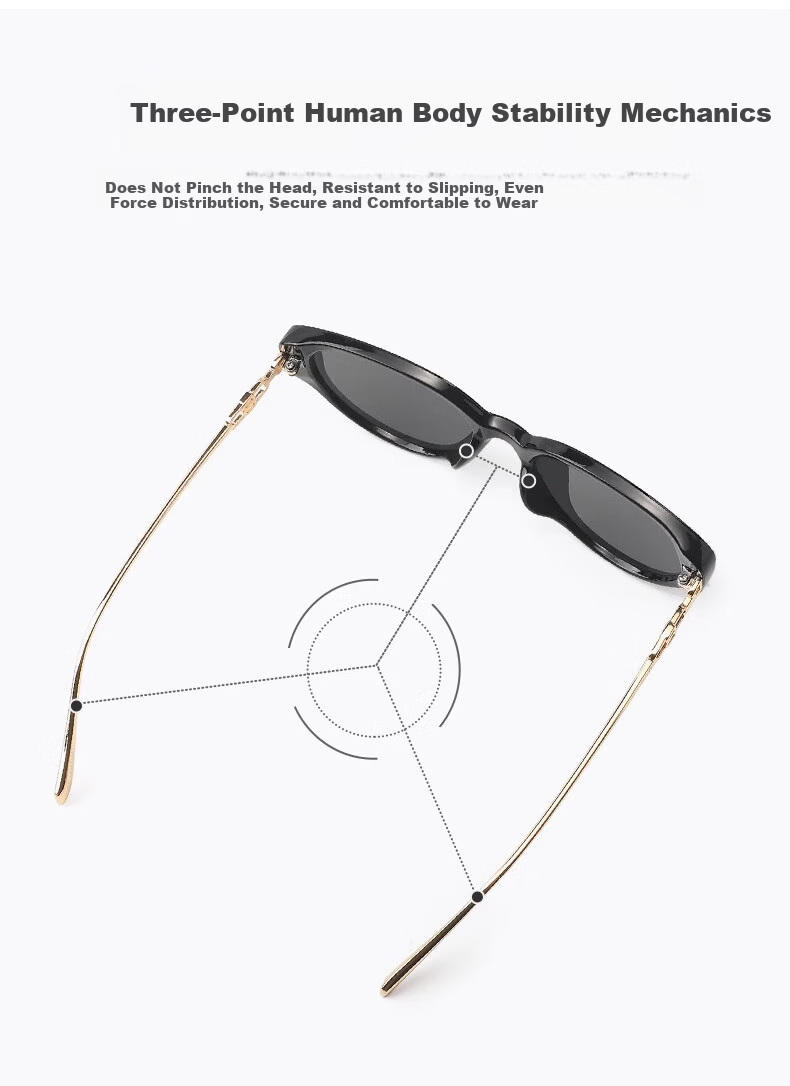 FENCHI Cat Eye Narrow Frame Face-Covering UV400 Sunglasses for Women UV Protection Sun Glasses High-End Style Yang Zi Edition 7