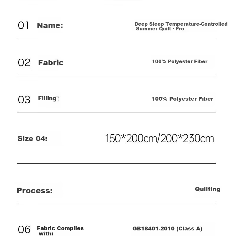 MUJI Class A Summer Quilt Machine Washable Thin Quilt Core Deep Sleep Temperature Control Summer Cooling Air Conditioning Quilt Single 150*200cm 17