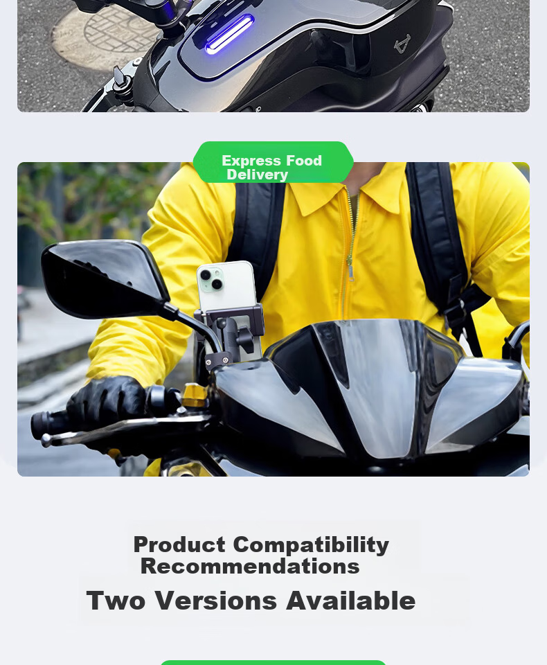 FANAUE Bicycle Electric Scooter Ball Head Phone Holder Quick Release Clamp Extension 25mm Ball Head Accessory CPC-08 4