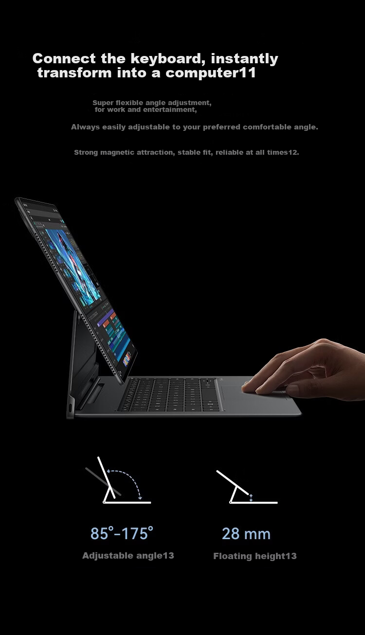 HUAWEI MatePad Edge 14.2-inch HarmonyOS 2-in-1 Tablet Laptop OLED Display Office 24GB+1TB Deep Space Gray 6