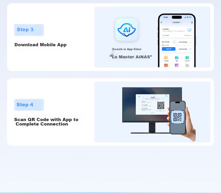 Lu Master AiNas Wireless Data Cable NAS Remote Sharing Transmission Photo Backup Video Upload Movie Playback PC Interconnection 4