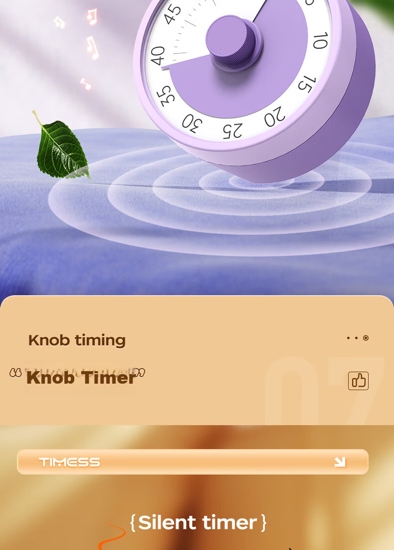 Timess Disney Collaboration Visual Timer, Back-To Student Time Management Tool, Kitchen Cooking Electronic Timer, Live Streaming Timer Gift 14