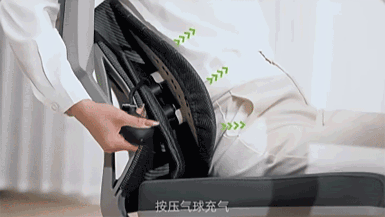 Zhunhang Lumbar Support Cushion Long Sitting Waist Pillow Backrest Office Chair Car Waist Pad Lumbar Support 7