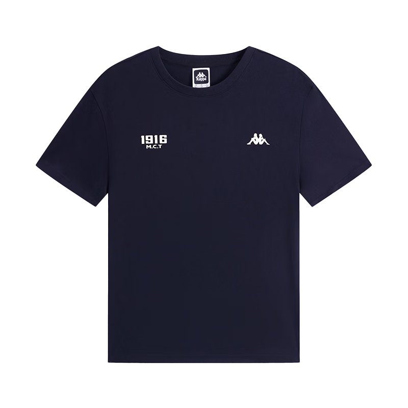 Kappa Back-to-Back Sports Men's T-Shirt Short Sleeve 2026 New Pure Cotton Summer Running Top Women's K0D32TD21V