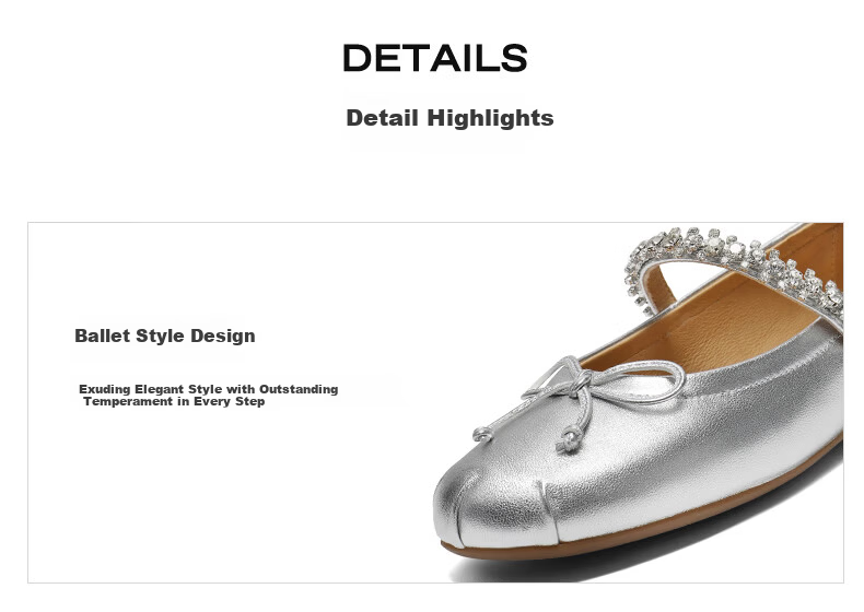 Belle Moonlight Mary Jane Women's Flat Casual Elegant Silver Ballet Shoes 3H9F5CQ5 Moonlight Silver Size 37 12