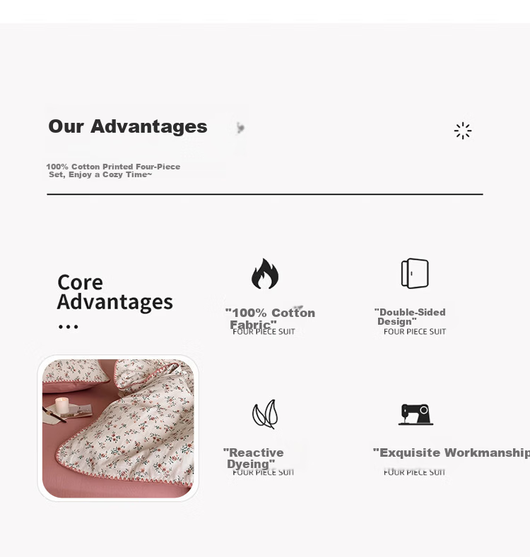 MUJI A-Class 100% Xinjiang Cotton Duvet Cover Single Piece Pure Cotton Shell Embroidery Duvet Cover 200x230cm Warm Tide 1