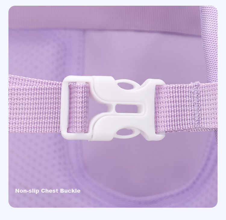 SNOOPY Children's Backpack for Grades 1-4 Girls Integrated Dreamy Cartoon Student Ergonomic Lightweight School Bag Purple 29