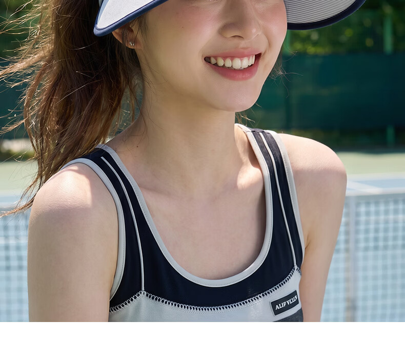 CACUSS Large Brim Open Top Hat Women's Summer Outdoor Sun Protection Casual Sports Face Slimming Sun Hat Beige Coffee 11