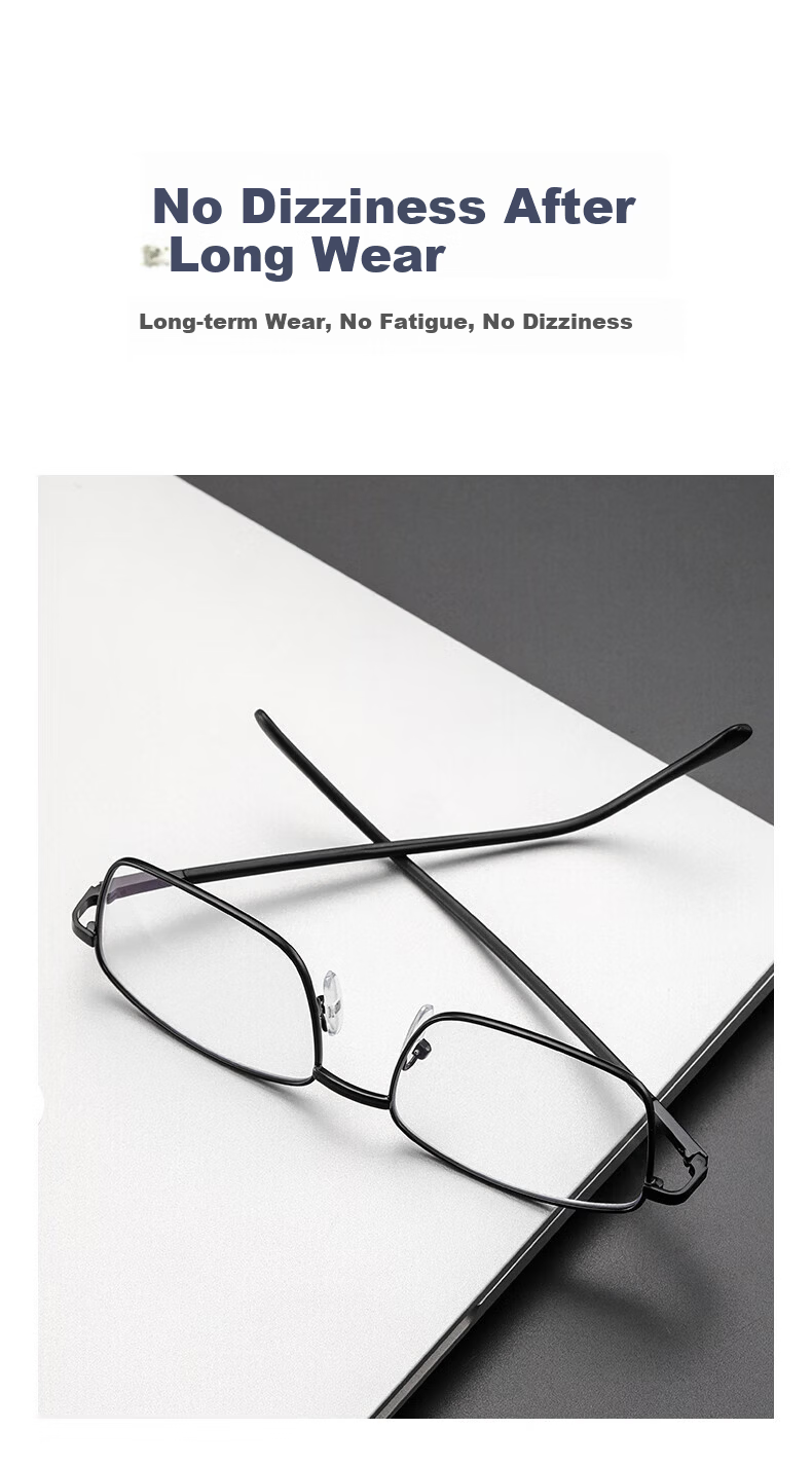 LESCA LUNETIER Ultra-Light Auto Zoom Blue Light Blocking Reading Glasses Matte Black +3.00 Diopter 9