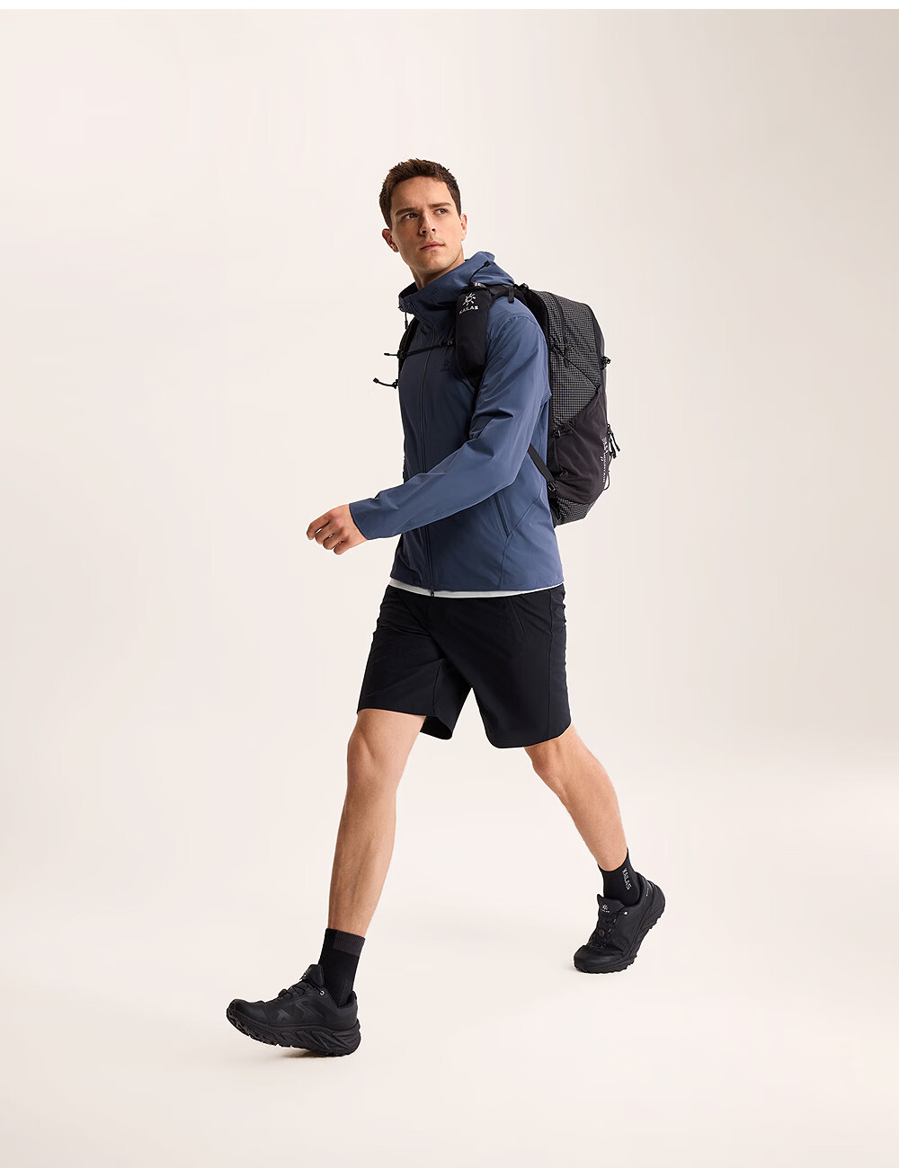KAILAS M3-X Men's Softshell Jacket Outdoor Hiking Durable Stretch Breathable Lightweight Windproof Hooded Summer Coat 7