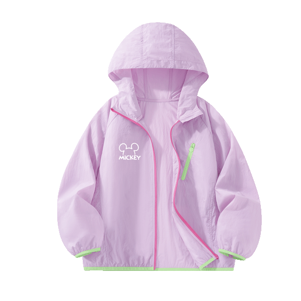 Disney Kids Sun Protection Jacket Summer Cooling UPF50+ Boys Loose Fit Versatile Girls Sun Protection Coat Summer Wear