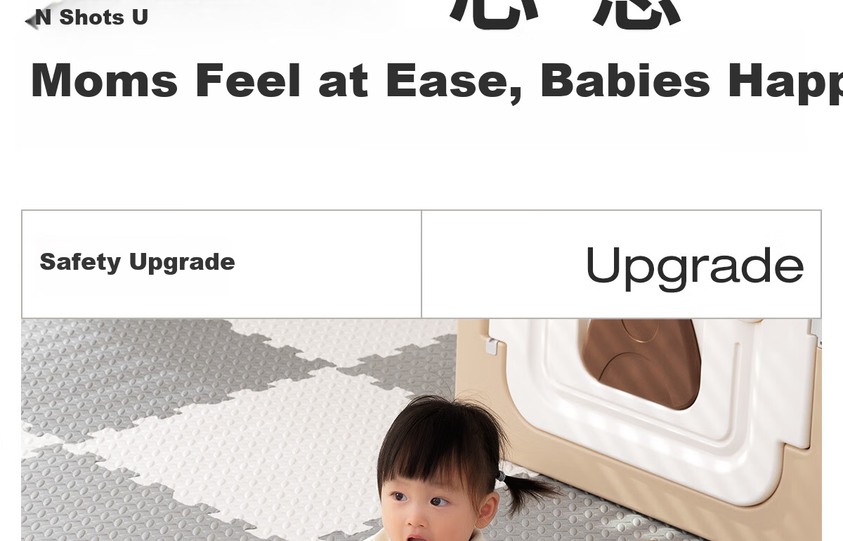 Zichen Baby Crawling Mat Foam Floor Mat Anti-Fall Thickened Puzzle Mat Crawling Pad Tatami Floor Mat 27