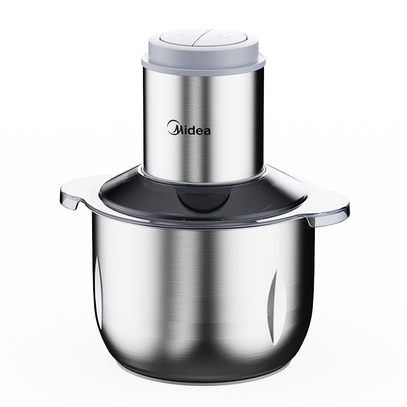 Midea Meat Grinder 2026 New Model 3L Large Capacity with Titanium Short Shaft Anti-Clogging Meat Blade Food Processor Chopper Blender Titanium Stainless Steel Bowl JD58Ti