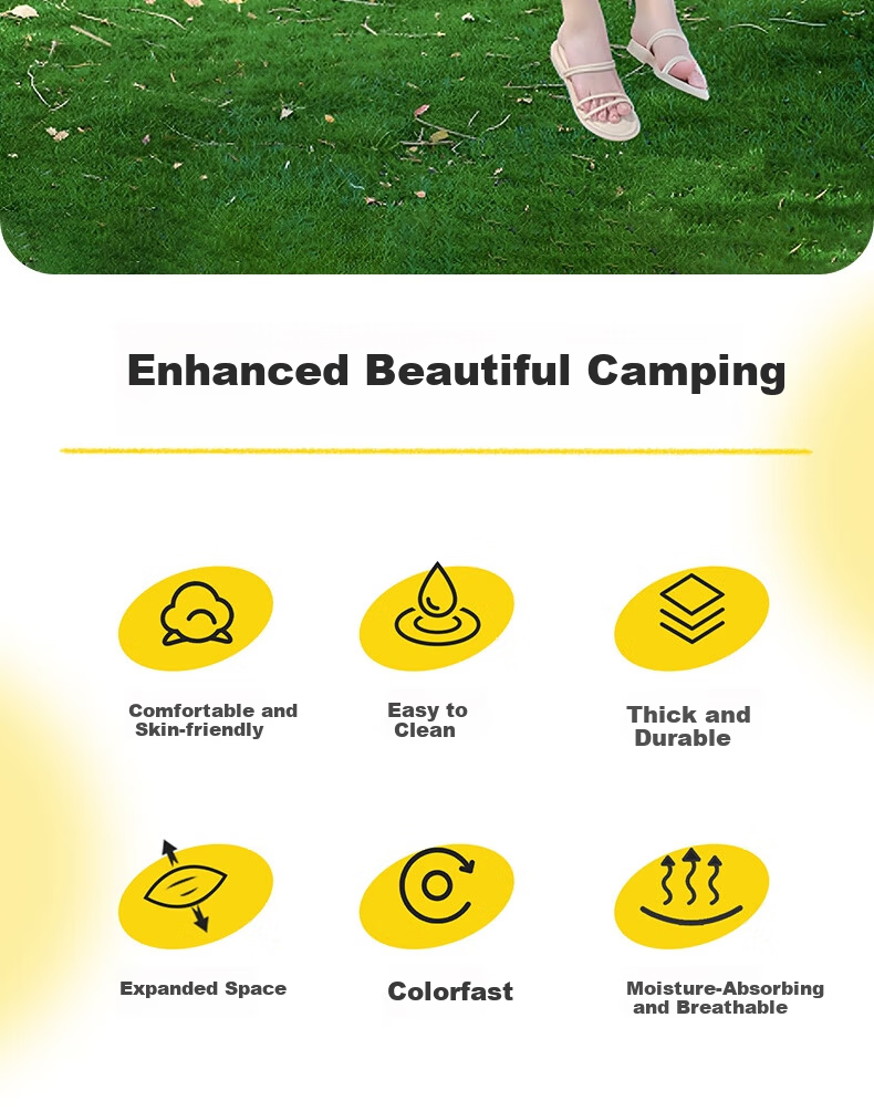 Ansell Portable Outdoor Double Hammock Thickened Wide Durable High Load Swing Hammock 8K00267 2