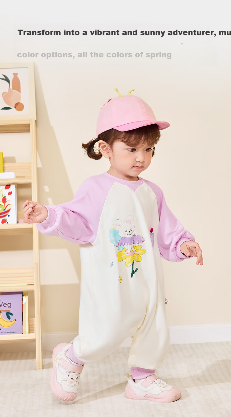 Balabala【balaOne】Kids Baby Romper 2025 New Spring Fashion Cute Adorable 8