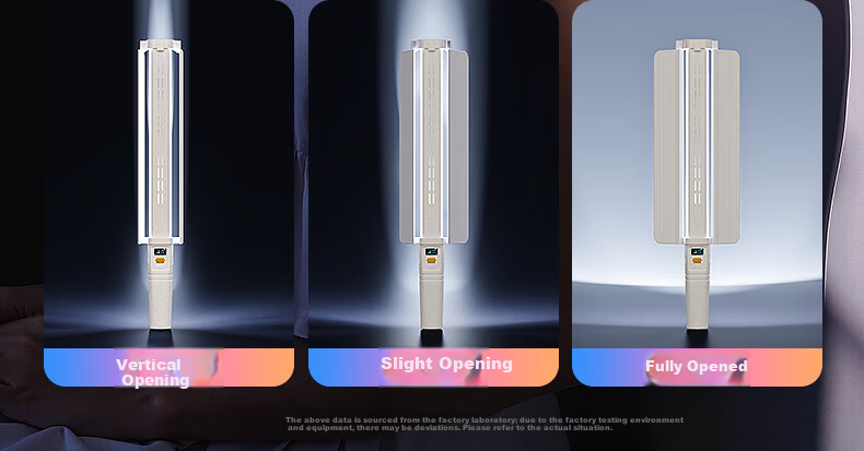 Kerunle RGB Handheld LED Full-Color Fill Light Stick Portable Adjustable Color Temperature Professional Video Photography Soft Light Outdoor Night Scene Light Stick 20