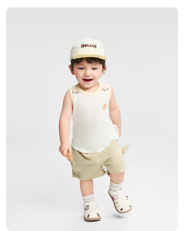 Balabala Baby Vest Infant Top 2026 Summer Breathable Comfortable Cute [Mall Same Style] 23