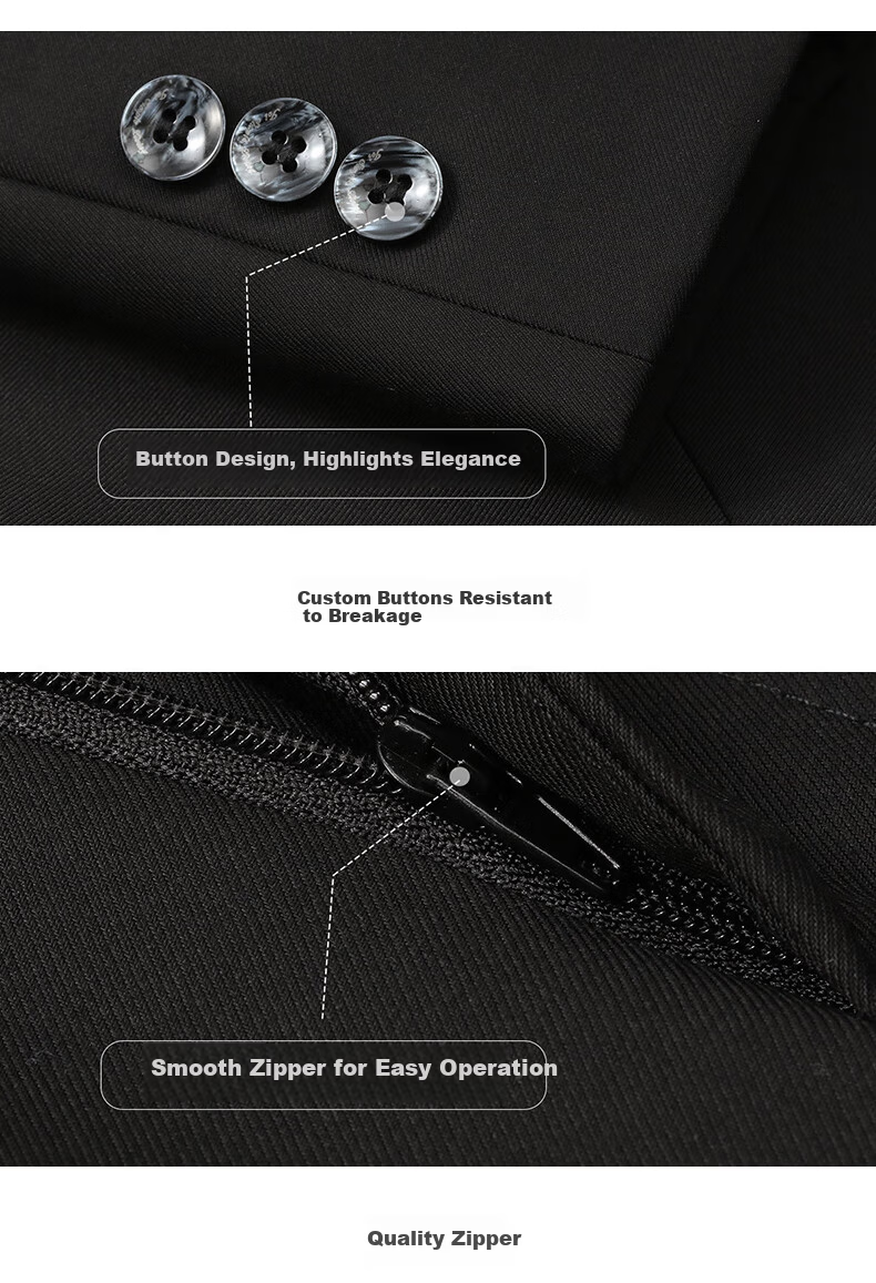 ROMON Women's Tailored Blazer Suit Slim Fit Professional Business Interview Work Commuter Jacket 19