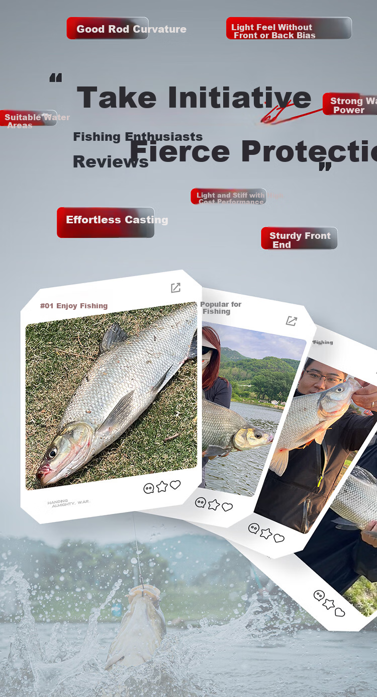 Handing Zhan Plus Lightweight Fishing Rod 4.8m for Crucian Carp and Tai Fishing 4