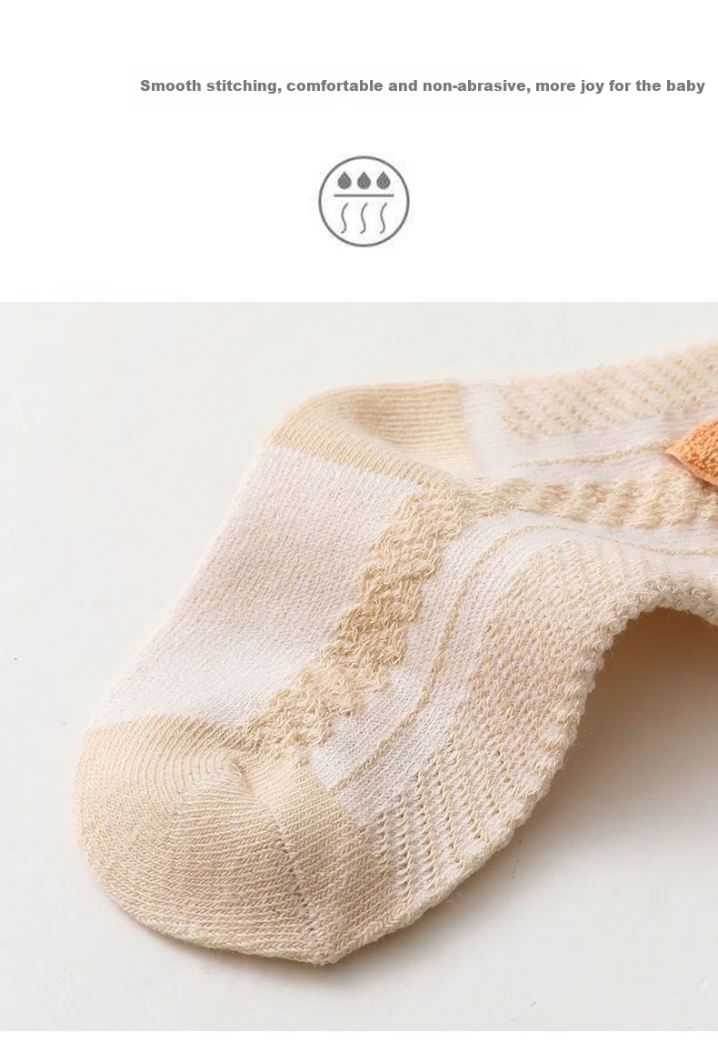 JOYNCLEON Baby Socks Summer Thin Newborn Infant Children's Cute Mid-Calf Cotton Socks Jyf18312 4
