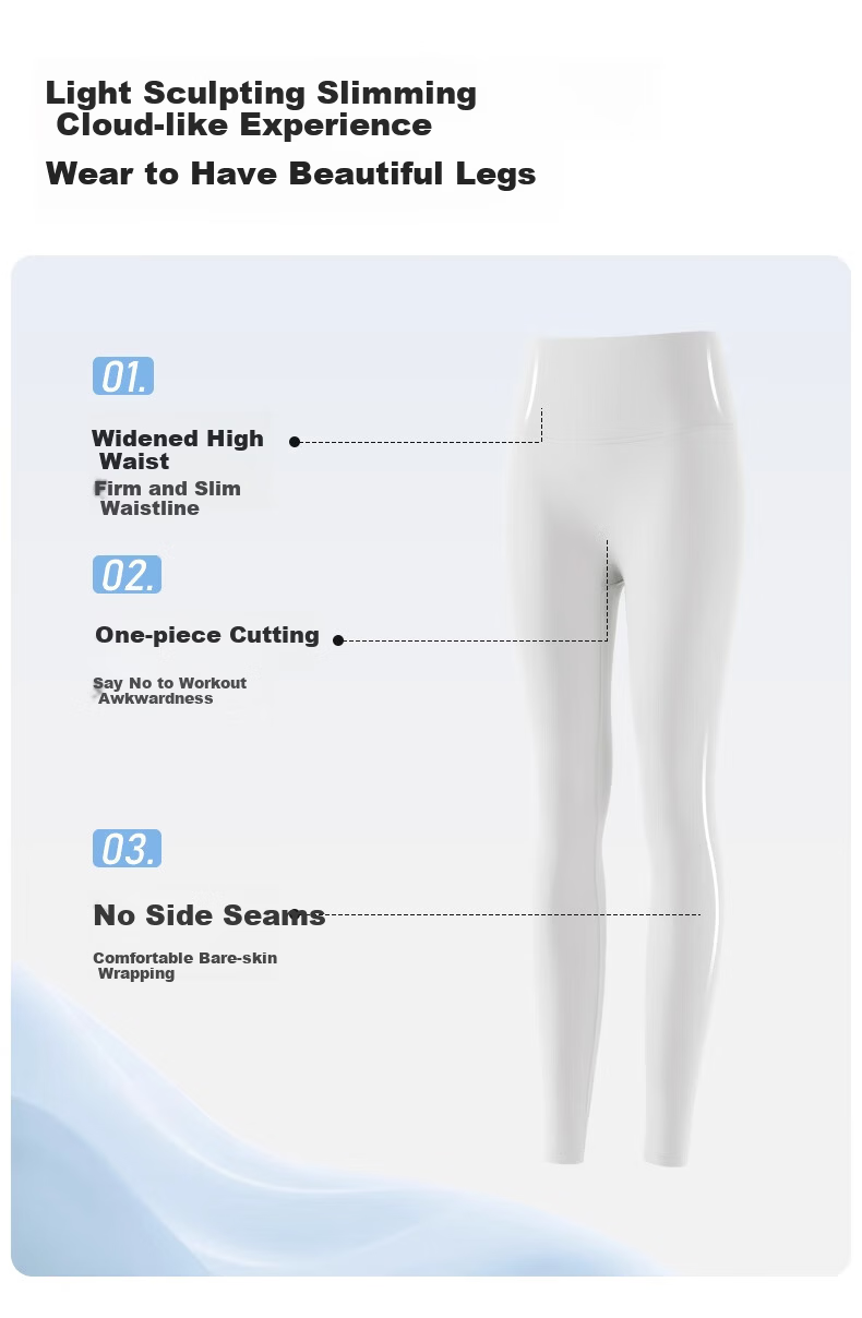 ACKDCS High-Waist Butt-Lifting Yoga Pants for Women, Tight-Fitting, High-Elastic, Bare-Sense Outdoor Sports Leggings, Running, Pilates, Fitness Pants for Spring and Summer 3