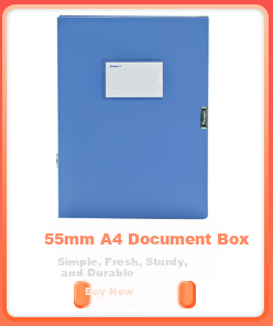 GuangBo 4-Pack 4-Color 30-Page A4 Document Folder/Color File Folder/Office Supplies Jingcai A9053 5
